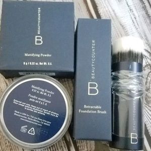 Beautycounter Powder, Brush, Gloss